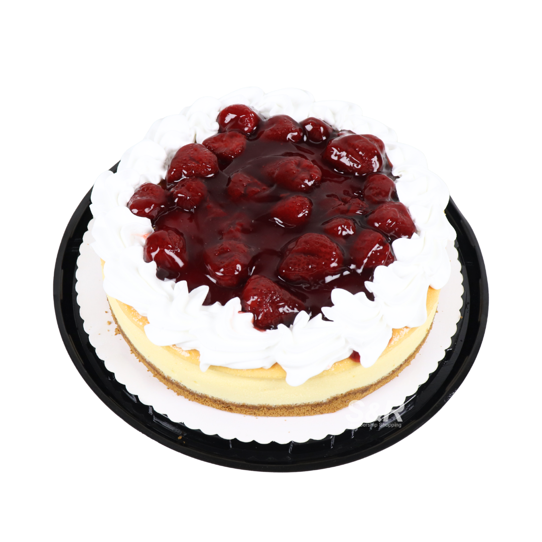 S&R 8in Strawberry New York Cheesecake